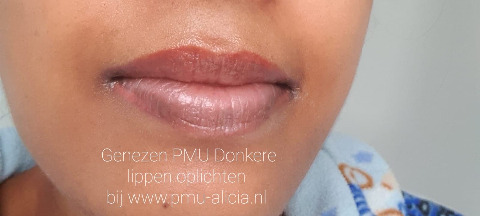 Beautysalon en Permanente makeup Alicia Donkere lippen oplichten ( Neutralisatie)